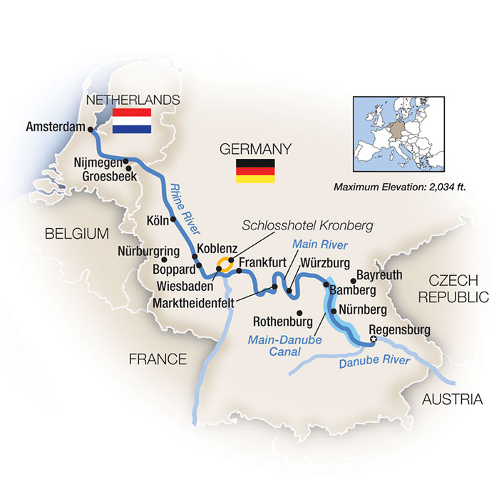 Rhine Danube River Cruises Tauck