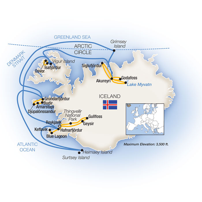 Iceland Small Ship Cruise Tauck